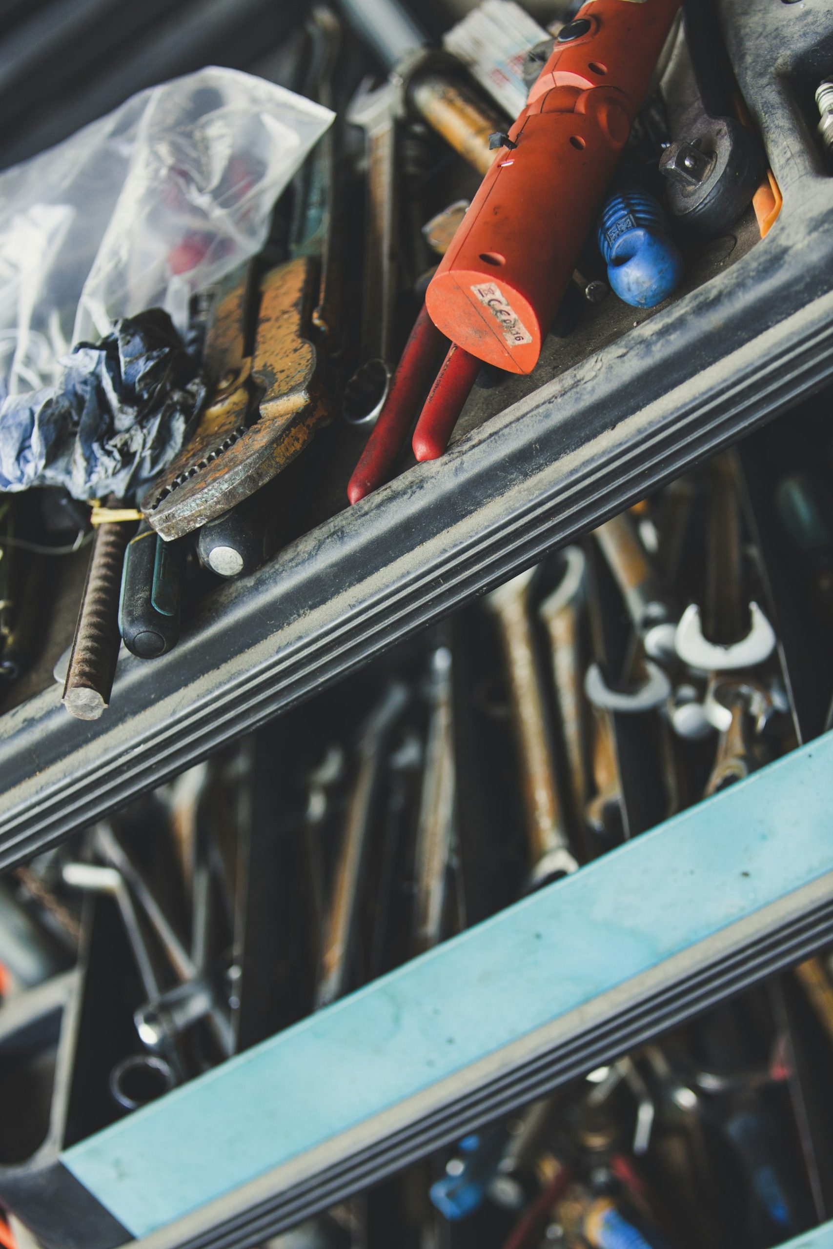 Tradesman's tool chest ready for the next job